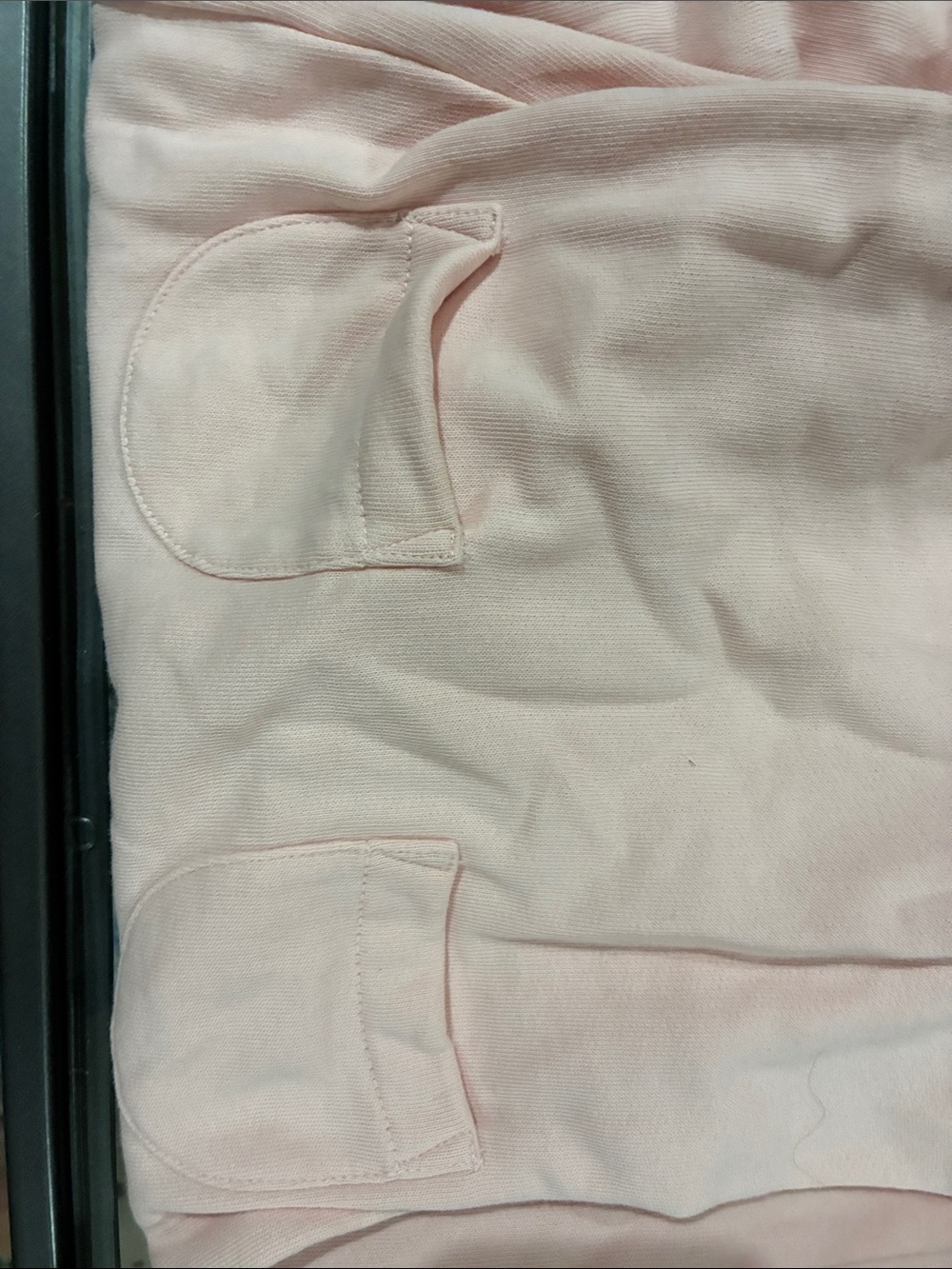 Hanna Andersson Pale Pink Ribbed Tank Bodysuit - Picture 2 of 3